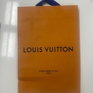 Louis Vuitton Orange Shopping Bag